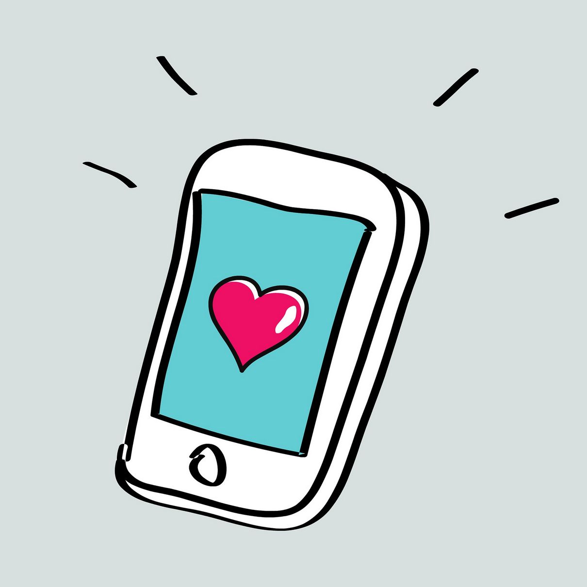 Zamilovan mobiln textov zprva
