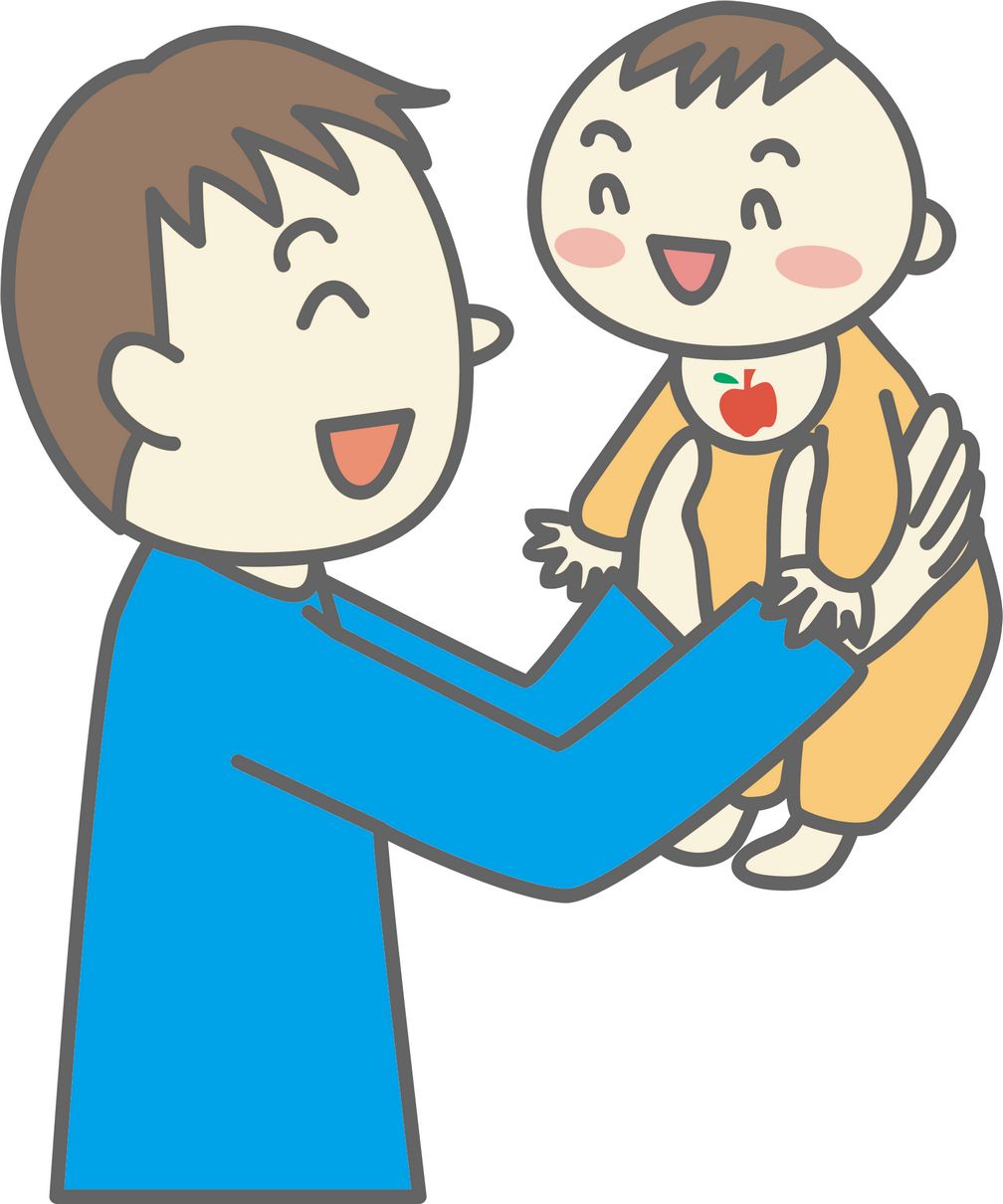 Tatnek se synem - ilustran obrzek
